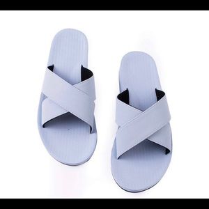 Indosole Cross Sandal Flip Flop Lavender 6-7